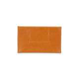 Abeba Leather Envelope in Rust Brown