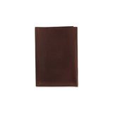 Addis Leather Passport Wallet in Dark Brown