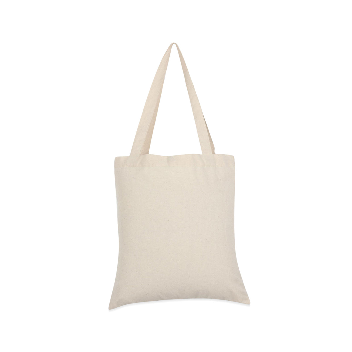 Ferny Frond in Azure - Azure Fern Pattern Embroidered Cotton Shoulder Bag