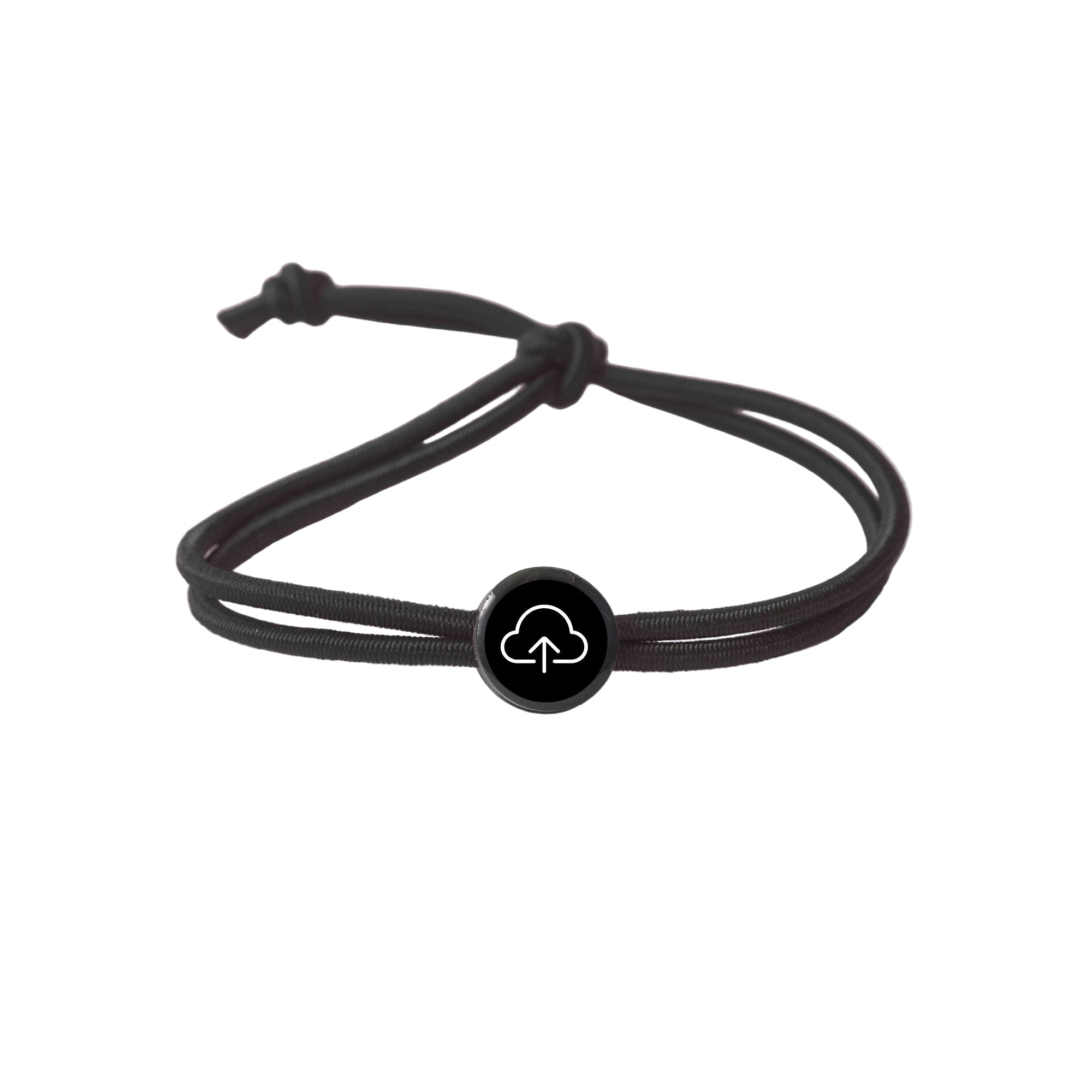 Tap Beacon Bracelets on Stretch Cord