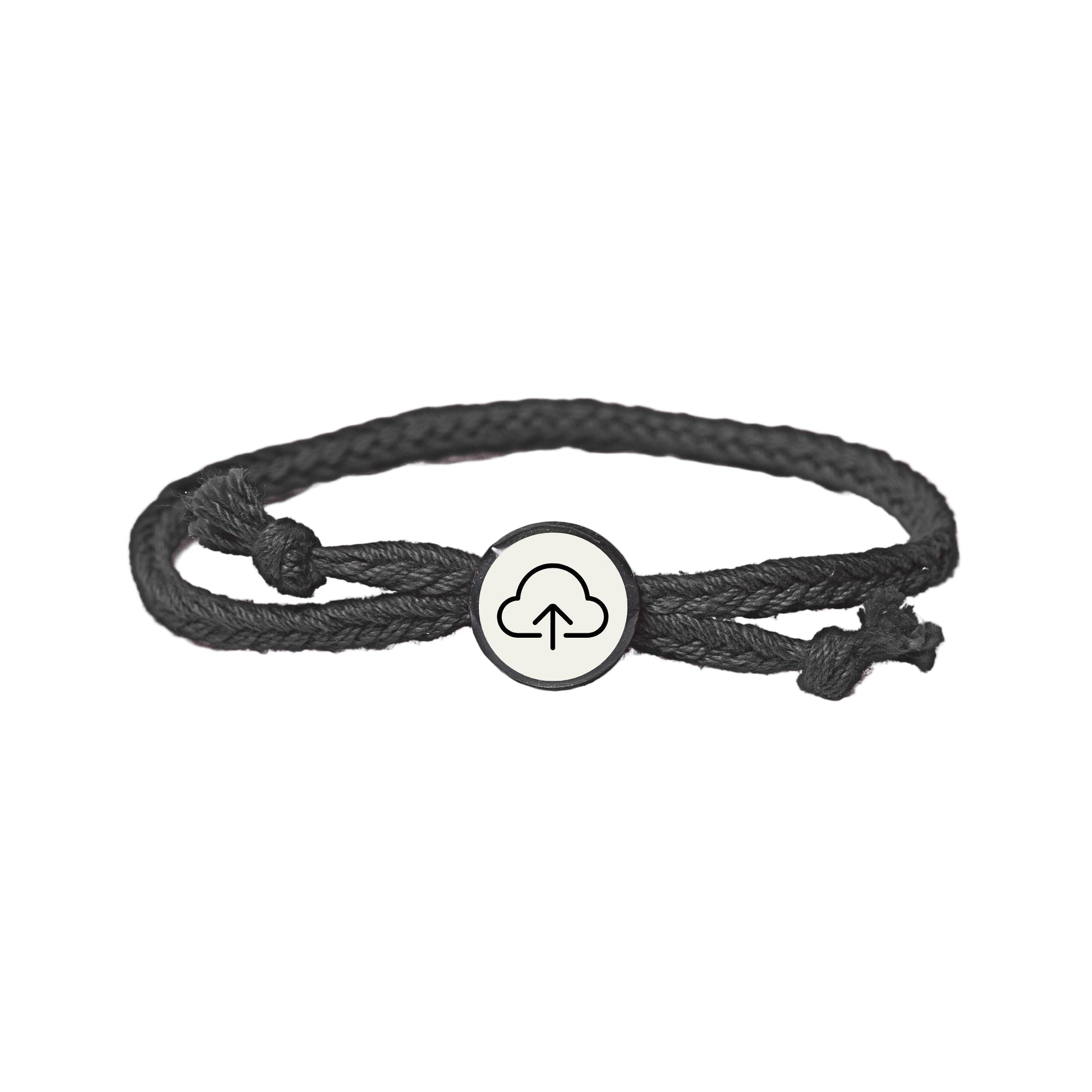 Tap Beacon Bracelets on Hand-woven Cord