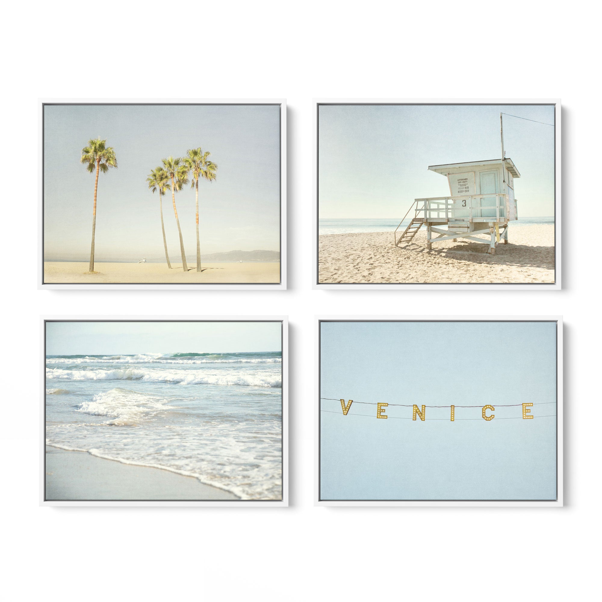 Set of 4 Framed Canvas 24x30 (Choose from multiple combinations)