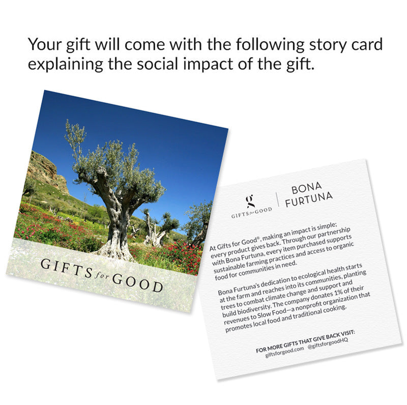 Story card explaining the impact of the oil