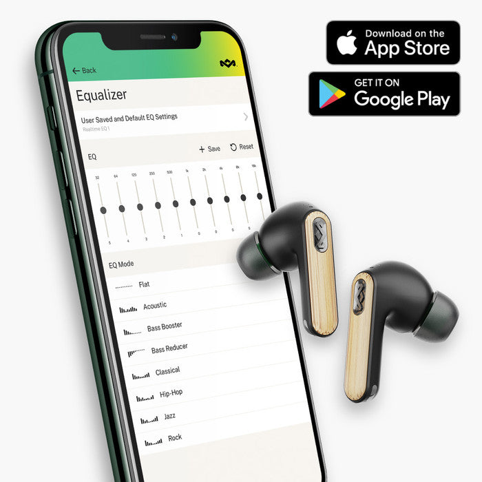 Control and Customize your Listening Experience with these Wireless Earbuds with the House of Marley App 