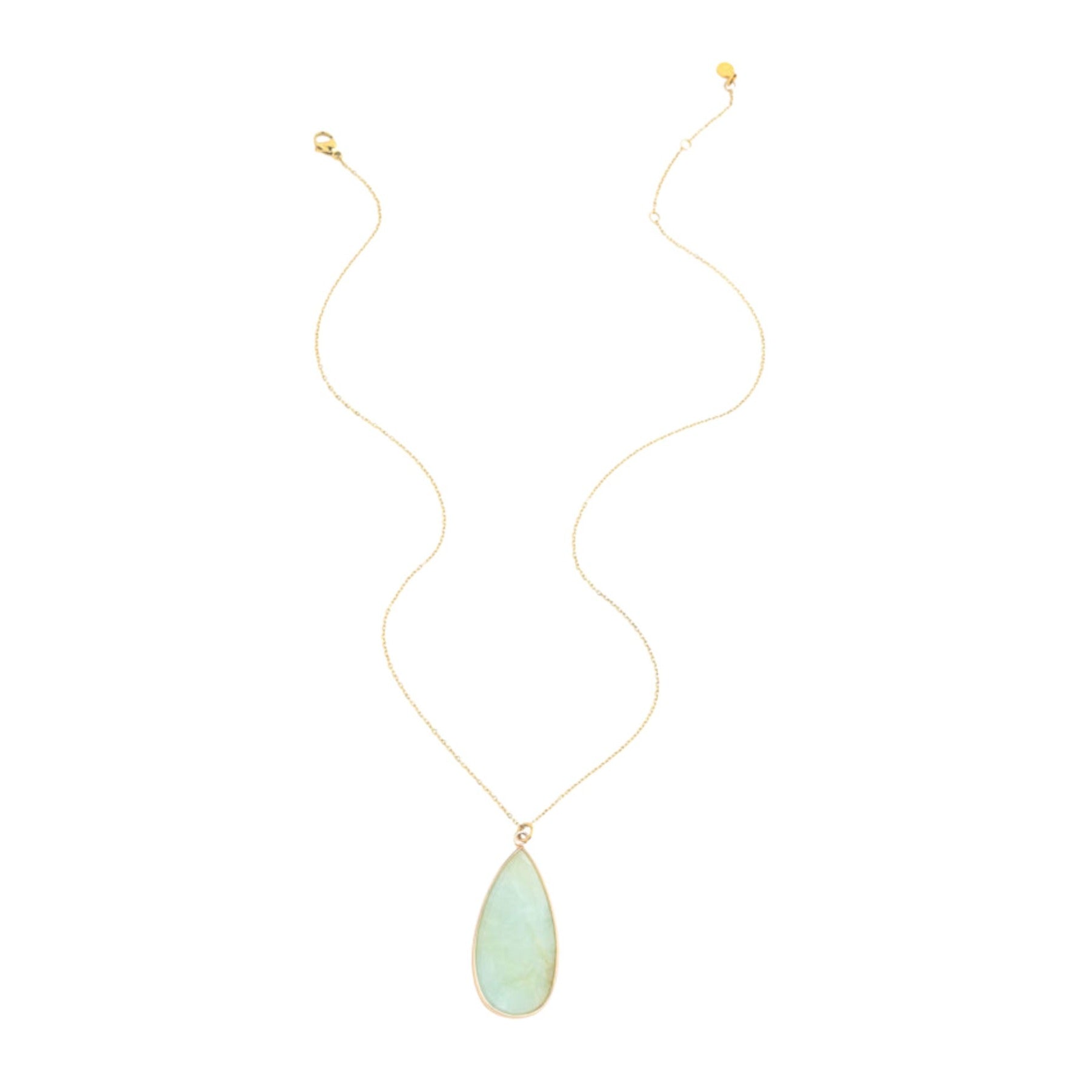 Everlasting Teardrop Necklace in Amazonite - Jewelry with an Impact
