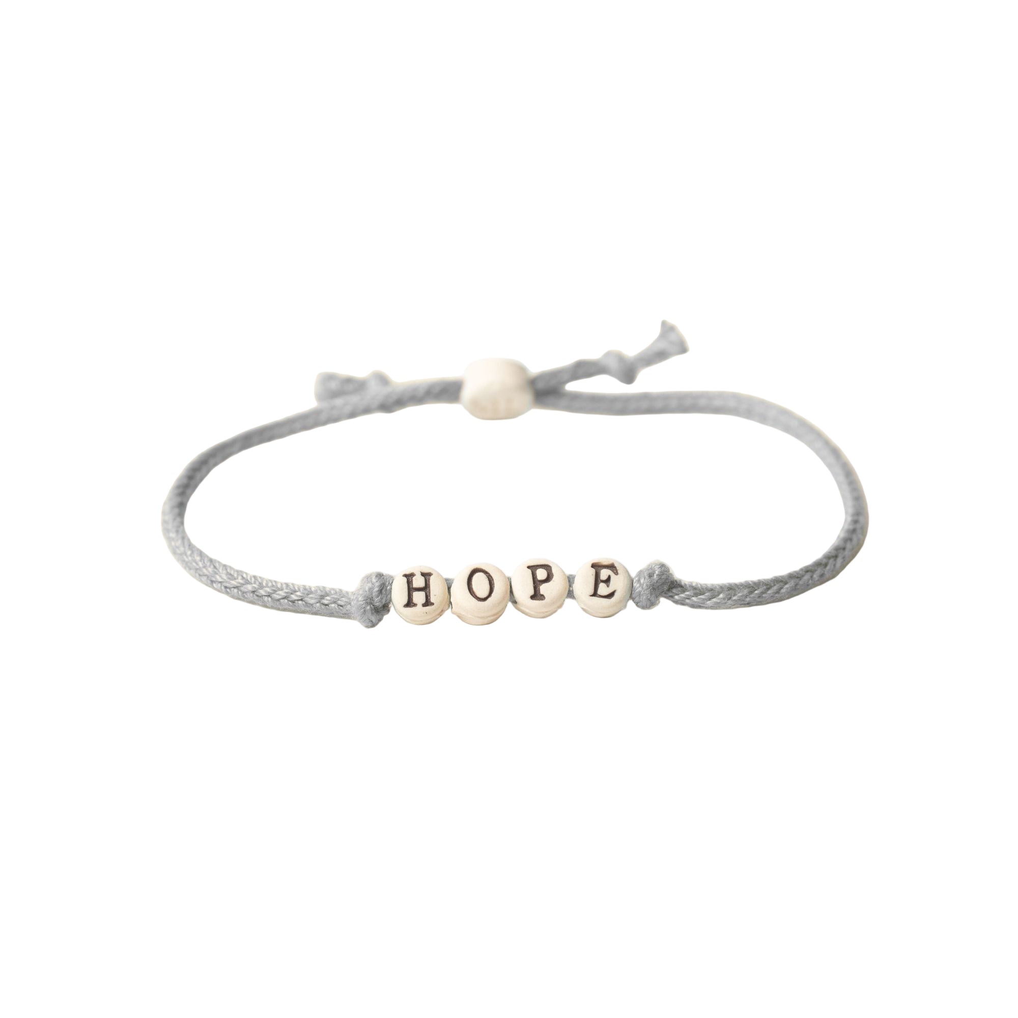 Hope Friendship Bracelet on Hand-woven Cord
