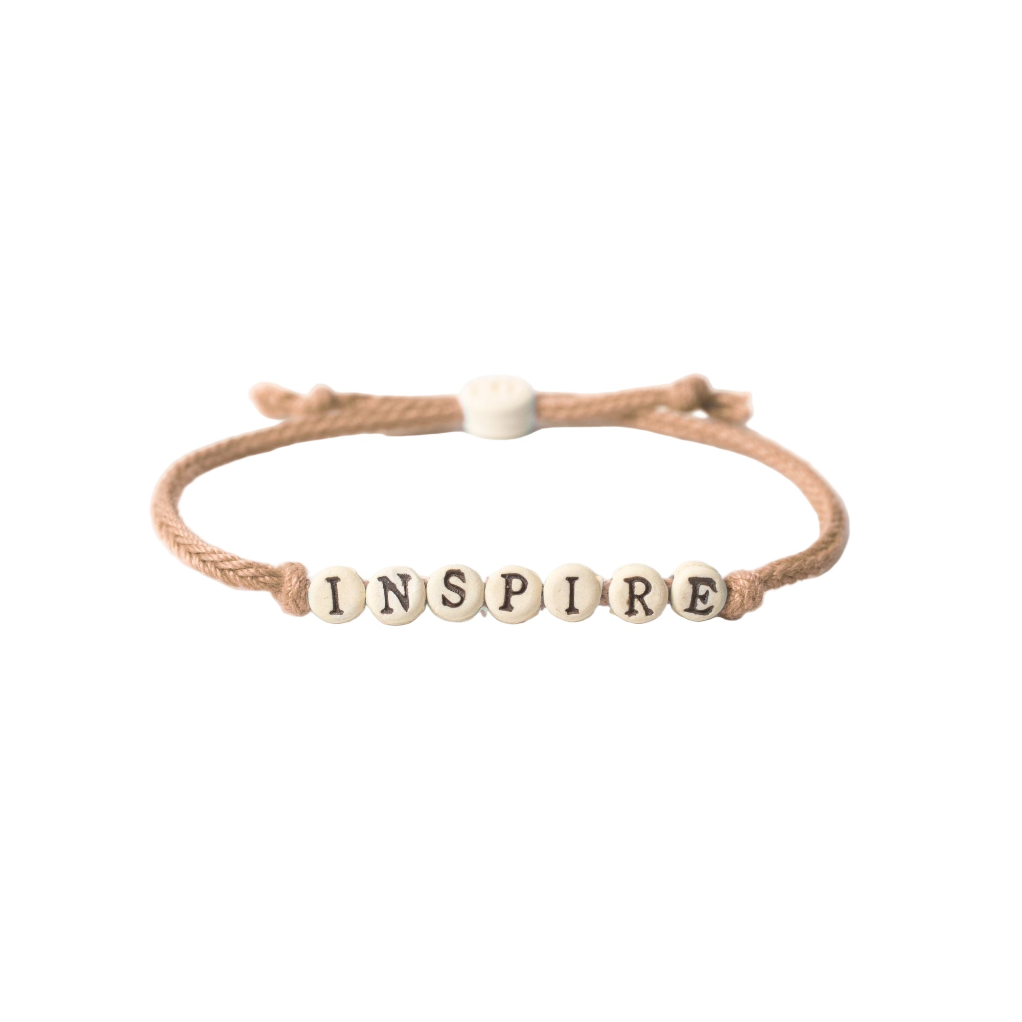 Inspire Friendship Bracelet on Hand-woven Cord