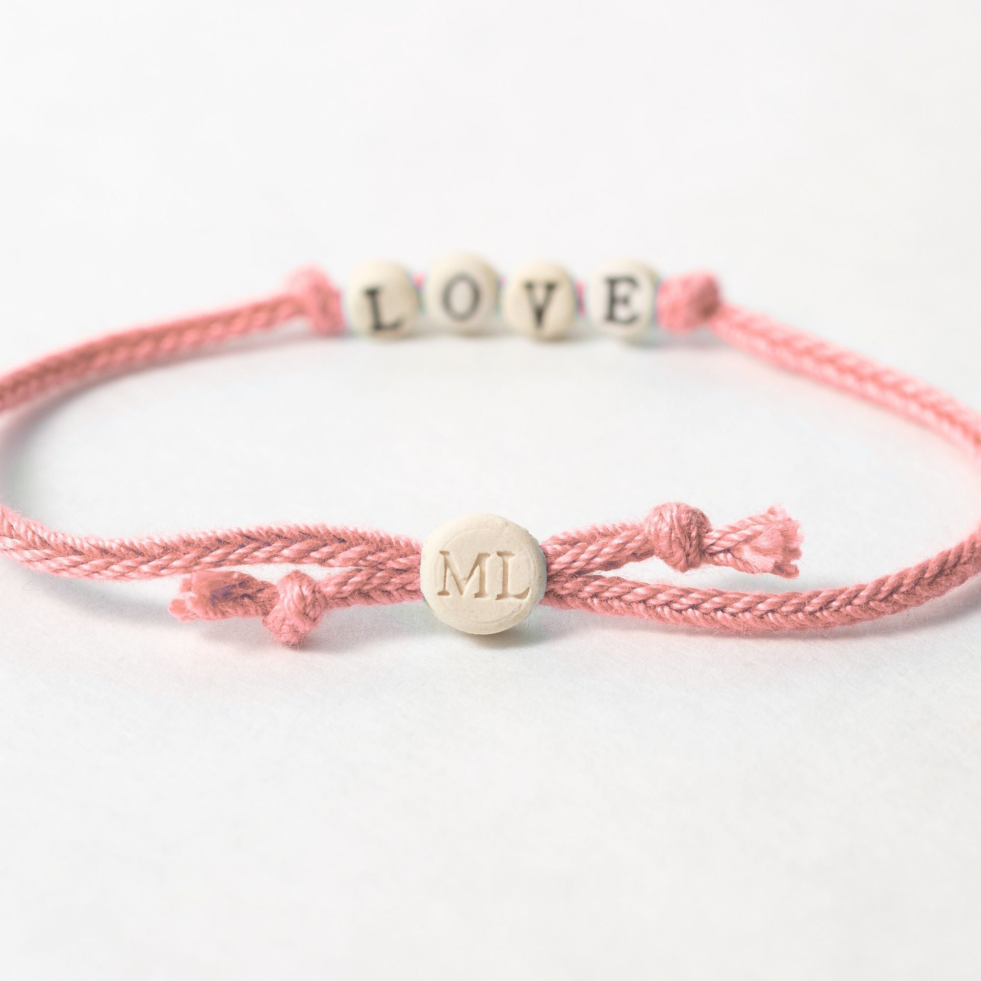 Hope Friendship Bracelet on Hand-woven Cord