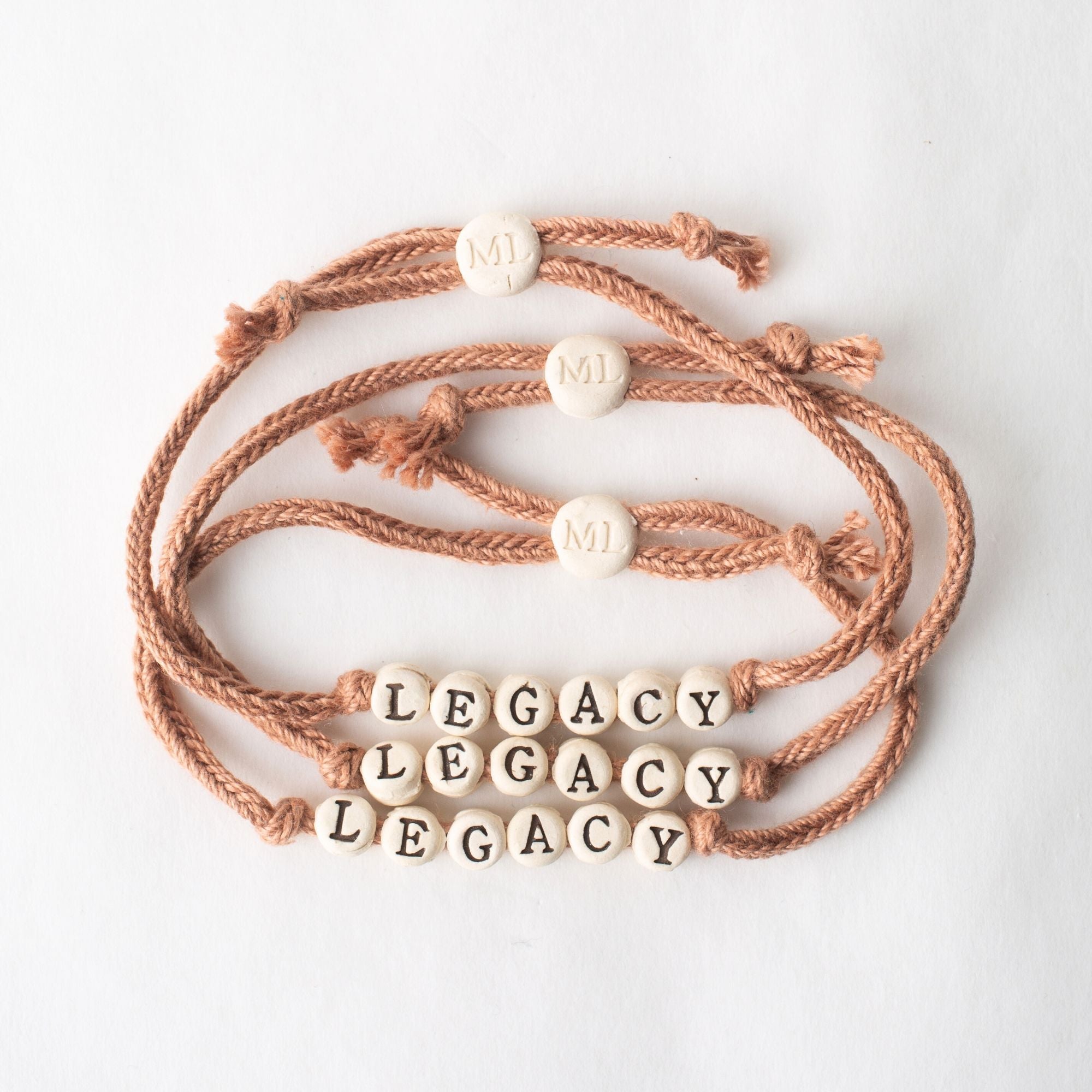 Friendship Bracelets on Hand-woven Cord