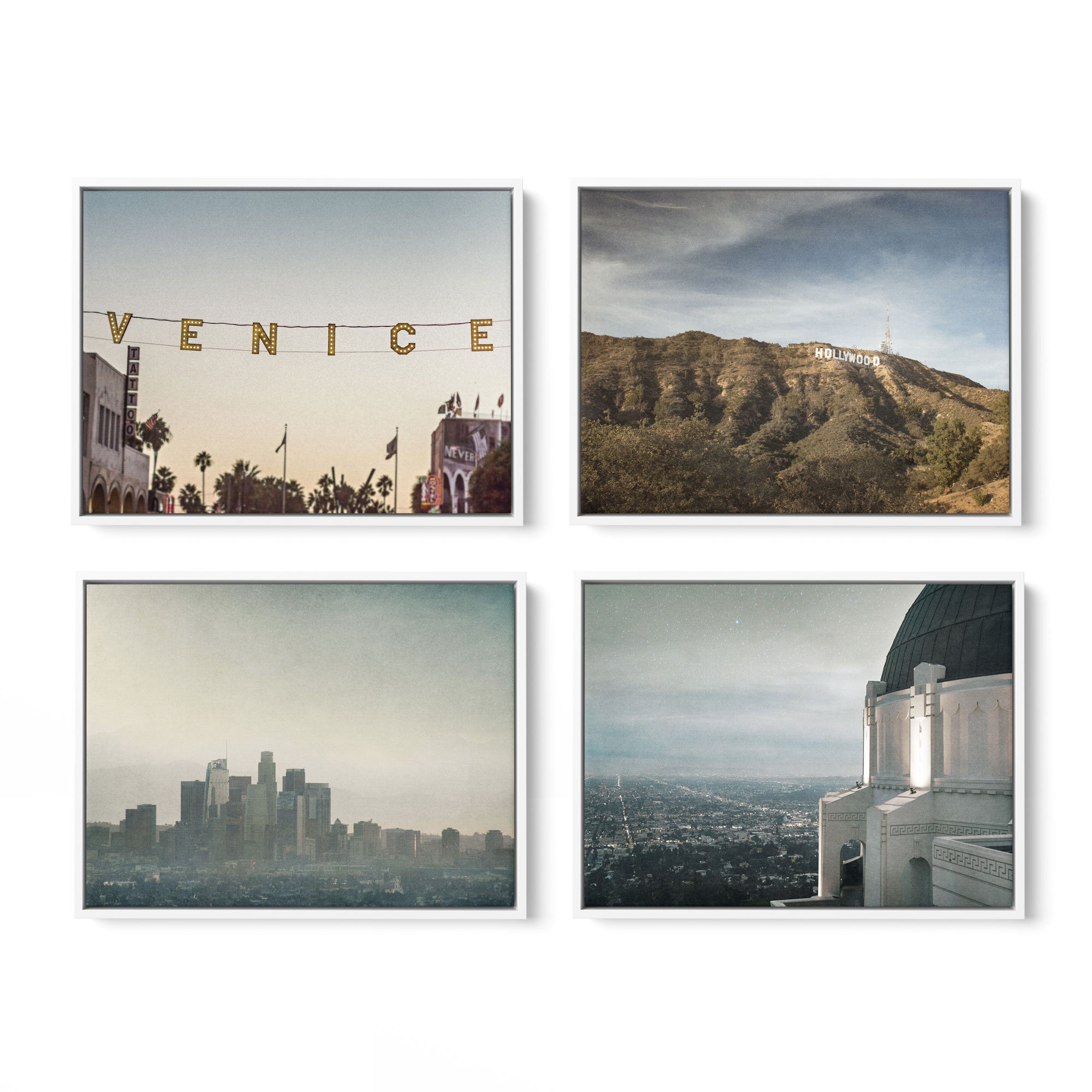 Set of 4 Framed Canvas 24x30 (Choose from multiple combinations)
