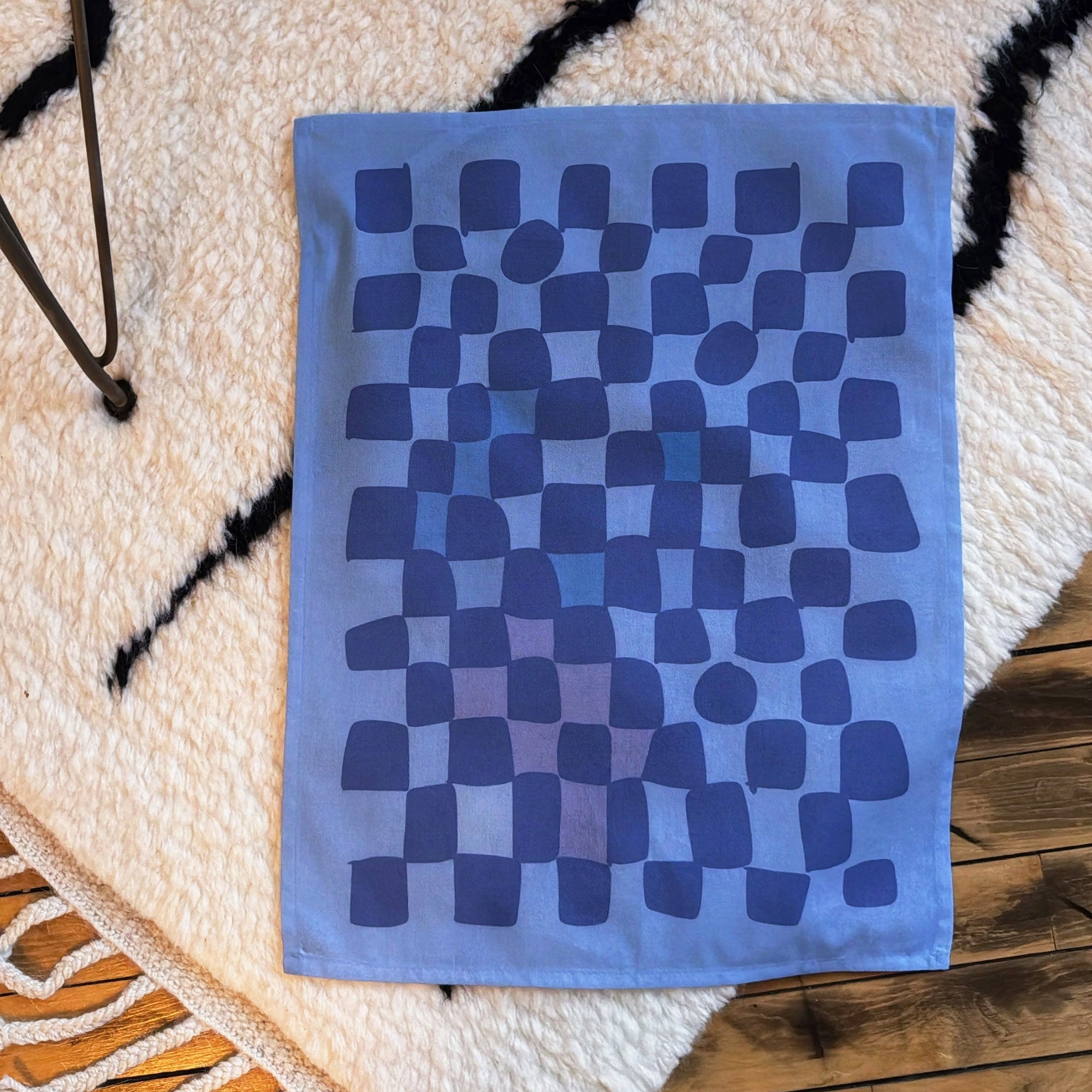 Checkers Tea Towel