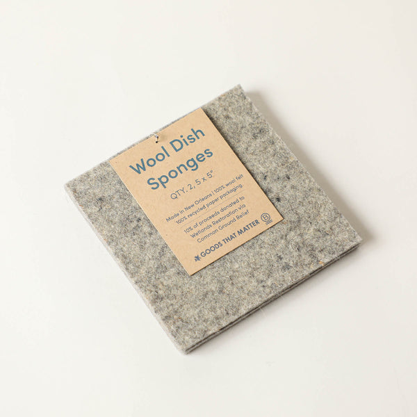Wool Dish Sponges - Gives to the Wetland Initiative
