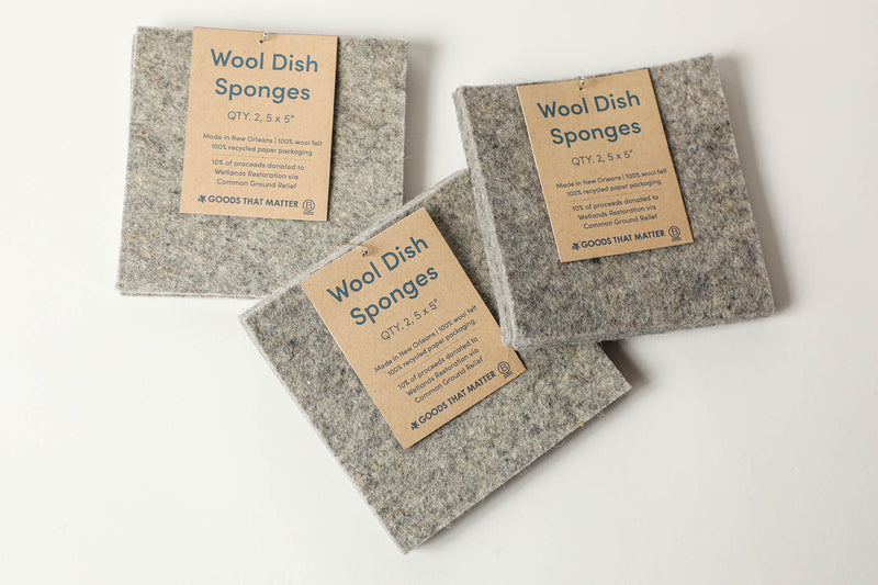 Eco-friendly Wool Dish Sponges