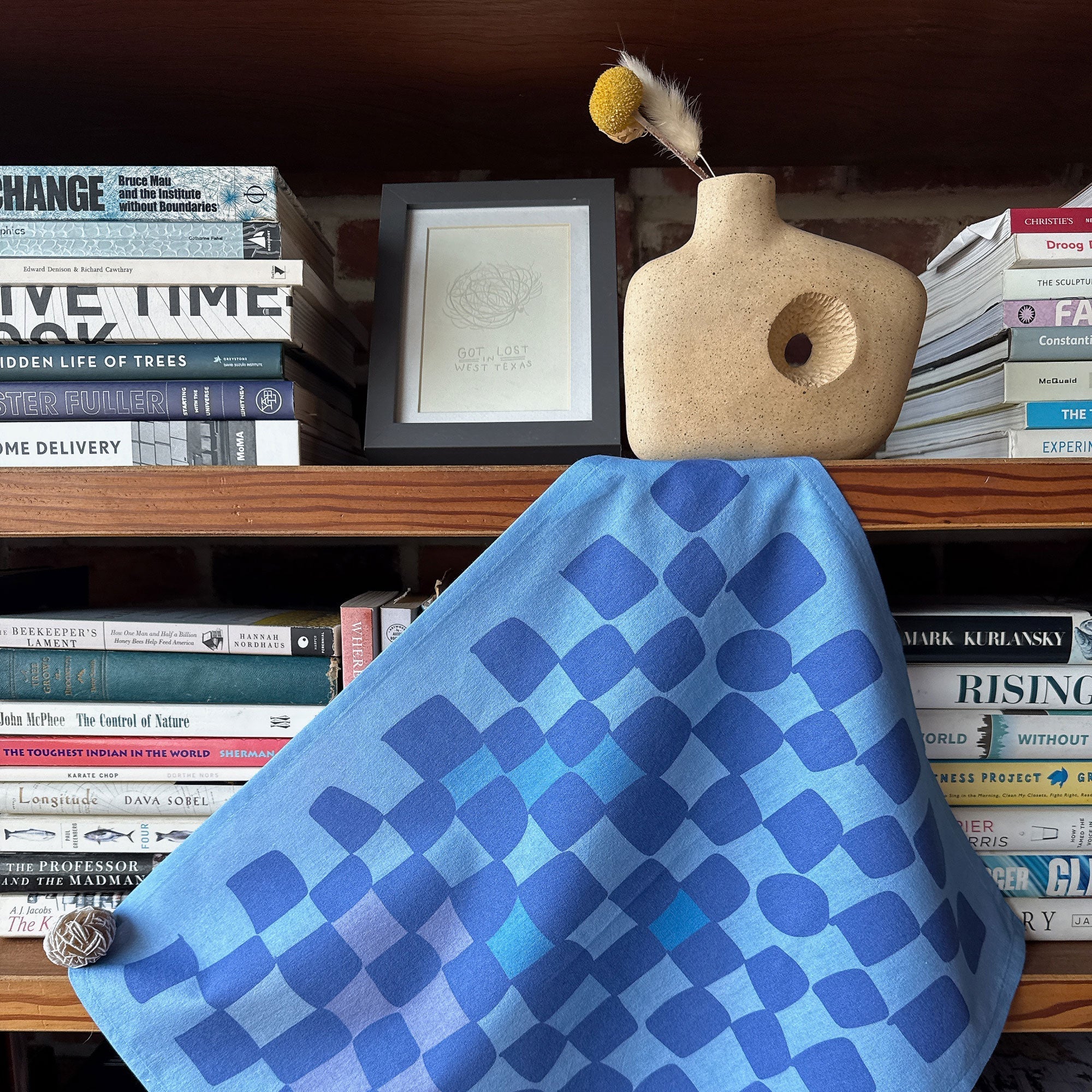 Checkers Tea Towel