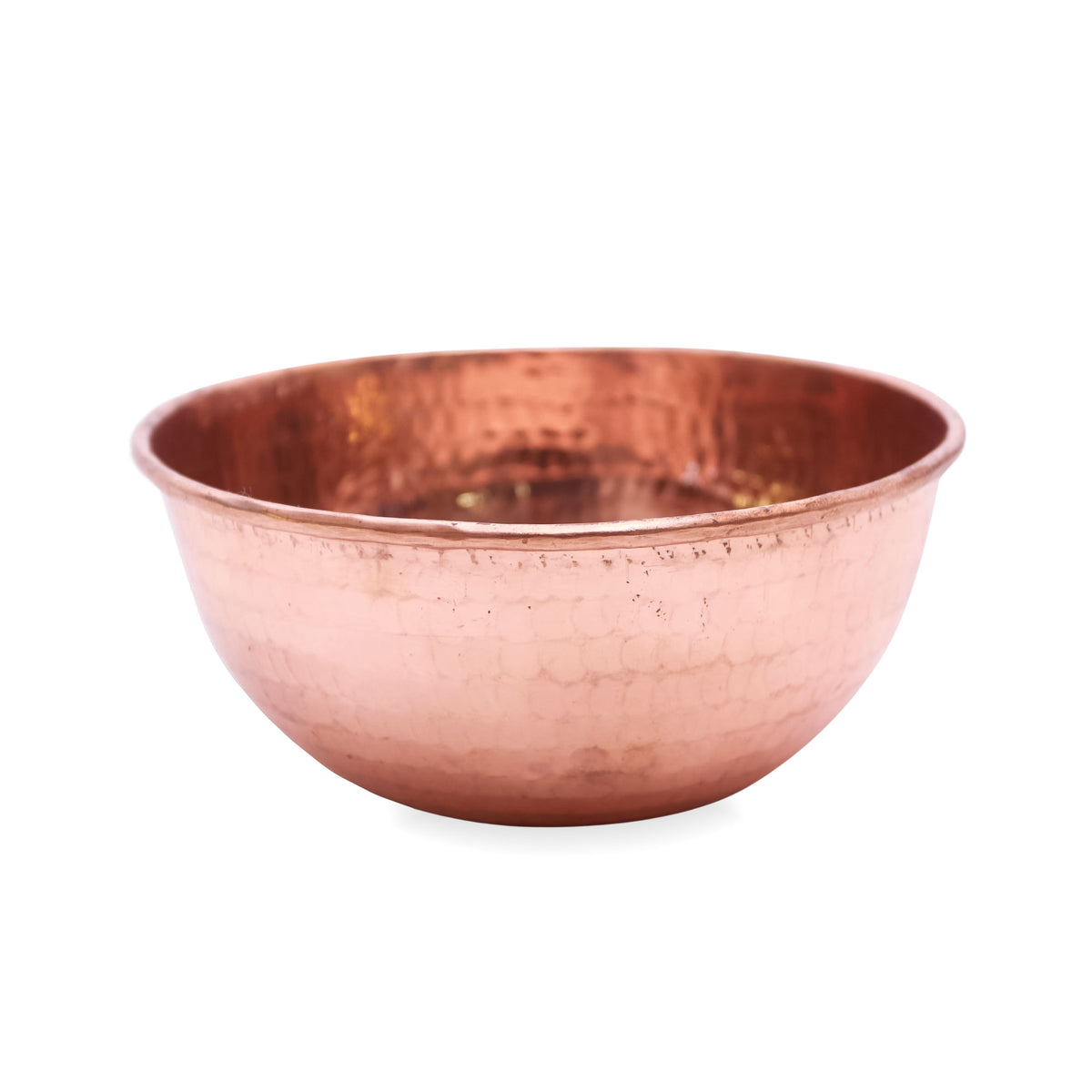 Gleaming Meal - Hammered Copper Bowl Handcrafted in Bali