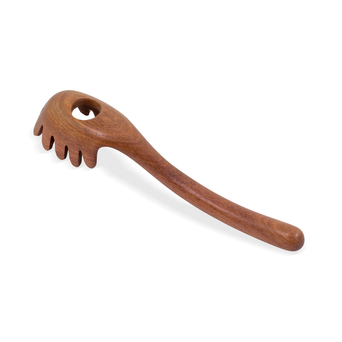 Hand Carved Manchiche Wood Spaghetti Spoon from Guatemala