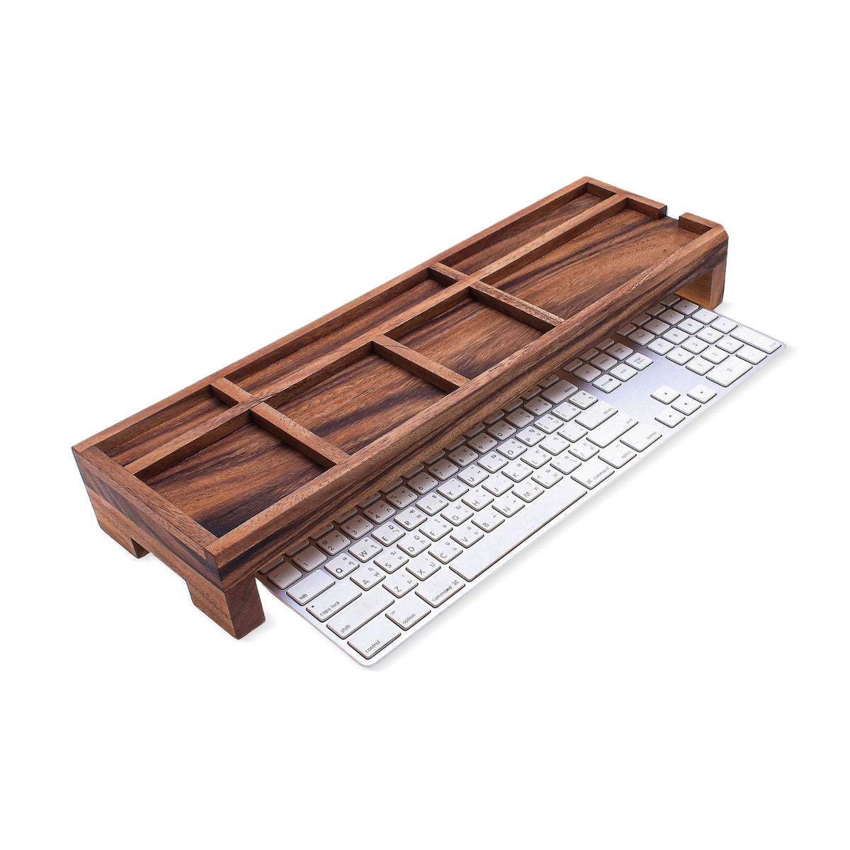 Smarty Pants - a Hand Crafted Raintree Wood Desk Organizer