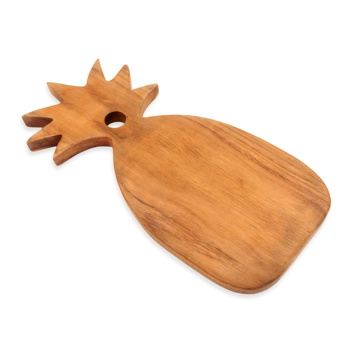 Hand Made Pineapple Teak Wood Cutting Board from Bali - Pineapple Feast