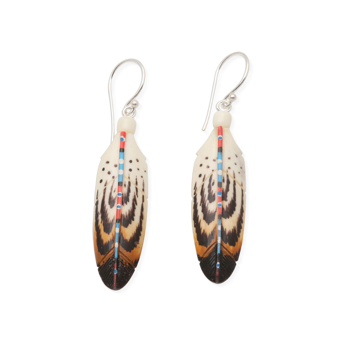 Falcon Feather - Handcrafted Falcon Feather Theme Earrings