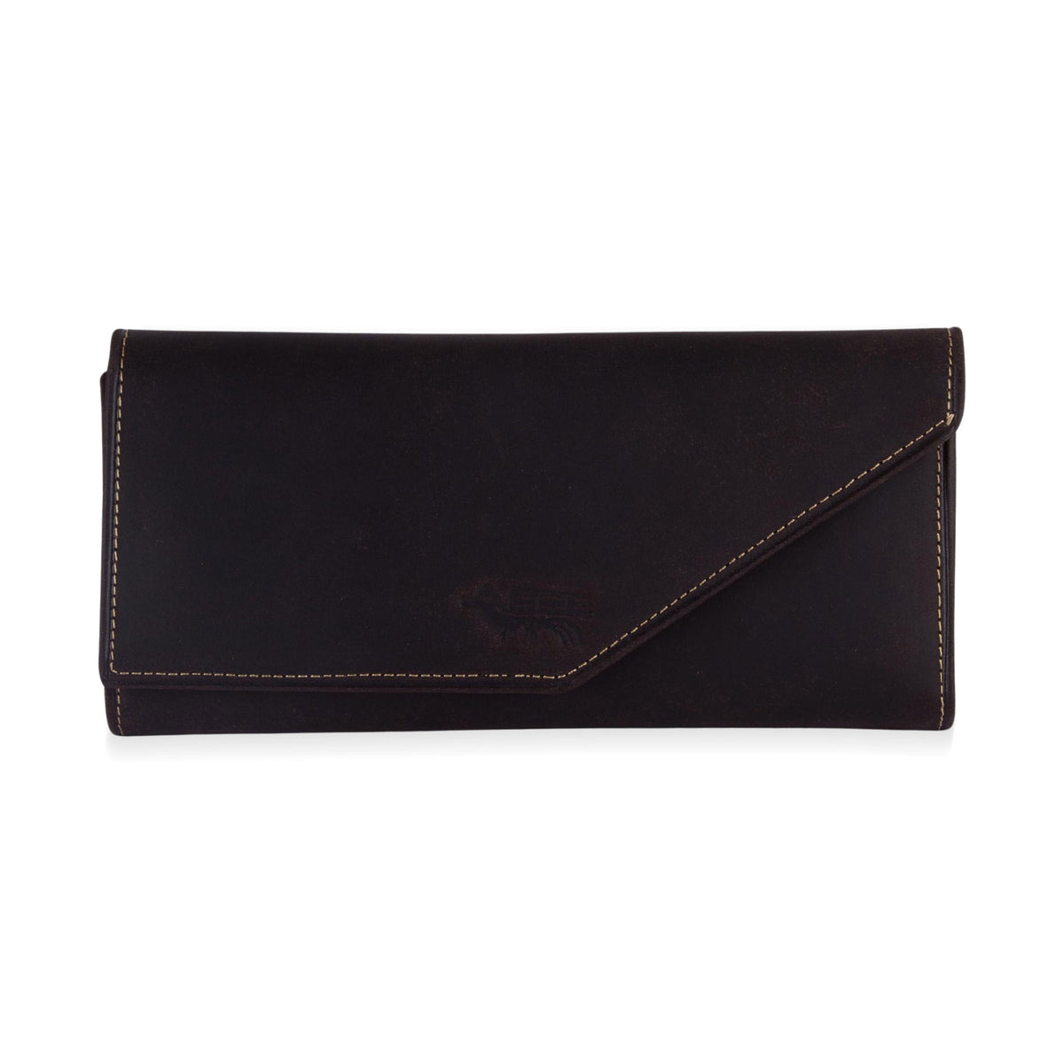 Chocolate Style - a Handcrafted Leather Wallet in Solid Chocolate from Peru