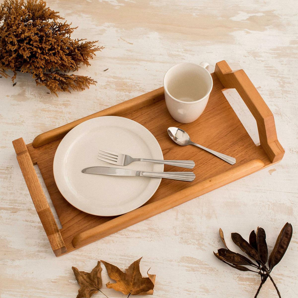 Stunning Angles - Handmade Cedar Wood Tray Crafted in Guatemala