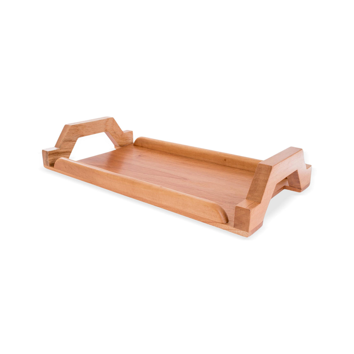 Stunning Angles - Handmade Cedar Wood Tray Crafted in Guatemala