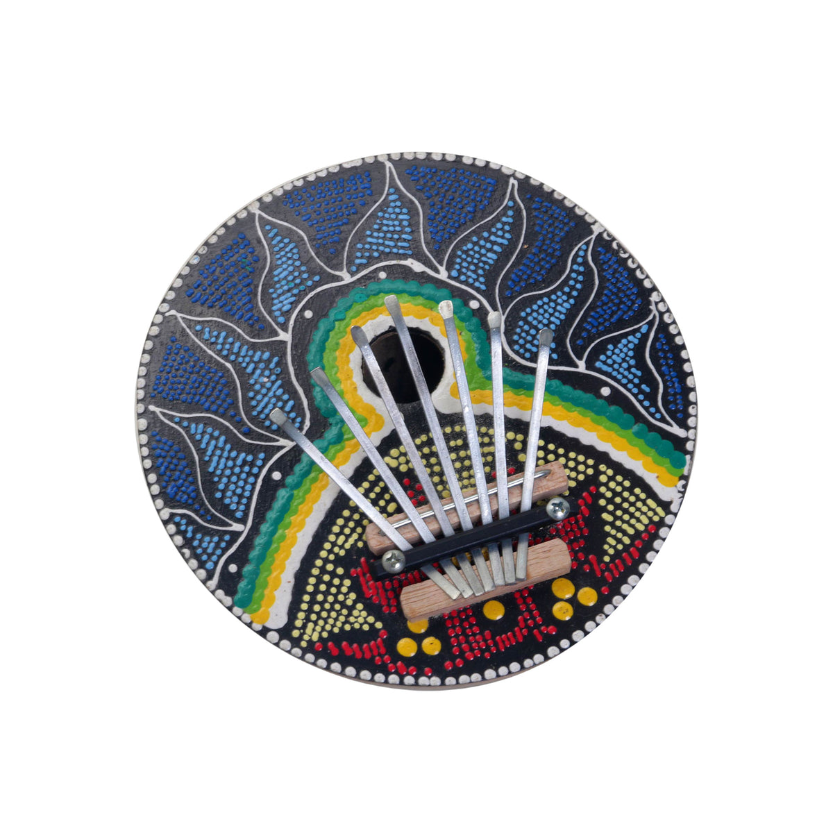 Handmade Coconut Shell and Wood Kalimba Thumb Piano