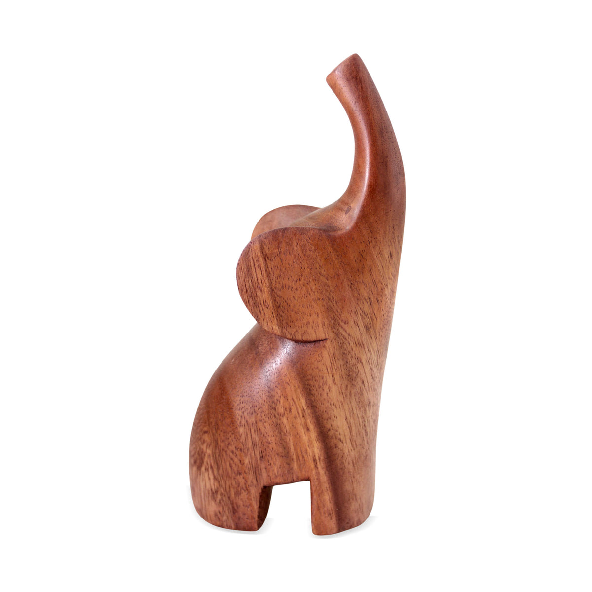 Handmade Wood Sculpture - Essential Elephant