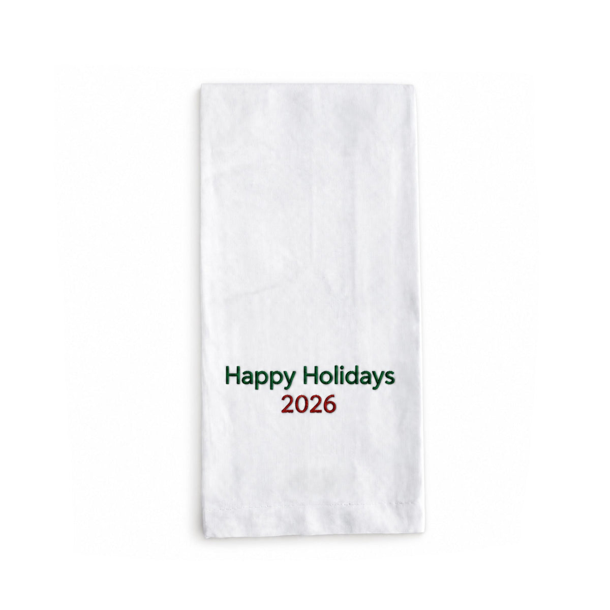 Custom Embroidered Tea Towel