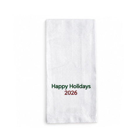 Custom Embroidered Tea Towel