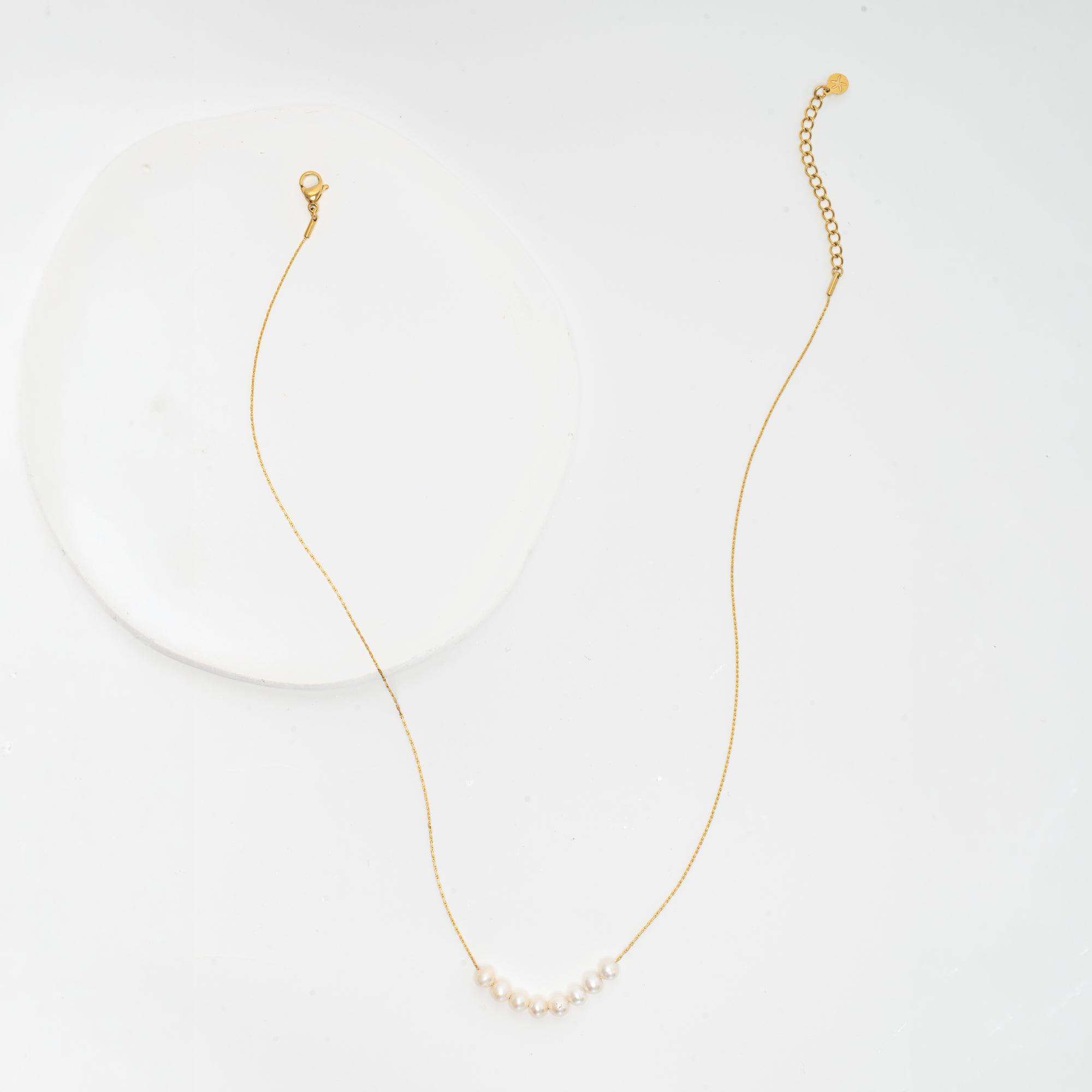 Harmony Pearl Cluster Necklace