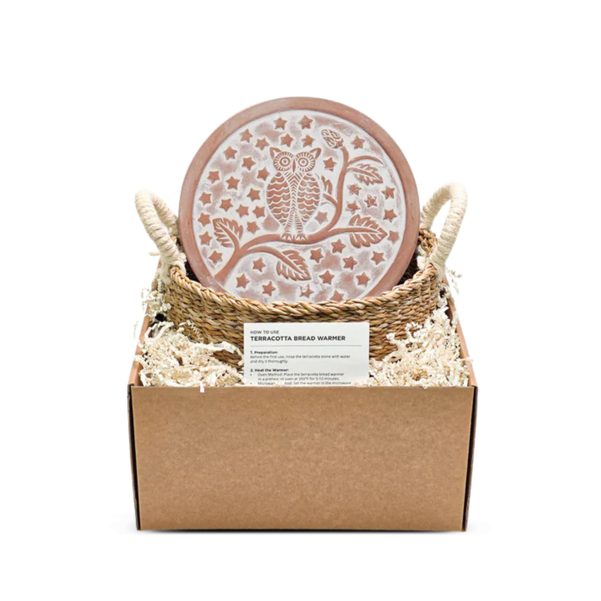 Bread Warmer & Basket Round Gift Set