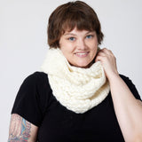 Knitted Scarf - Warm and Cozy in White