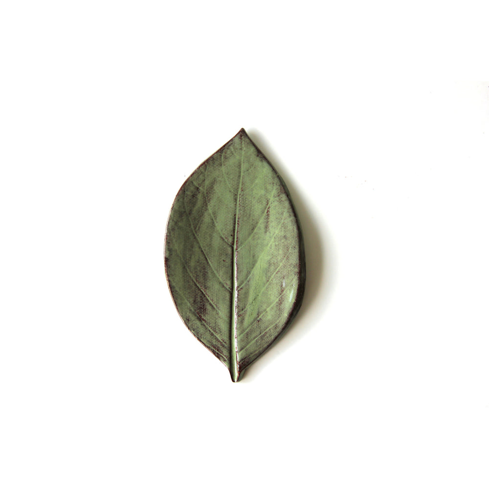 Dish Mini Leaf Wht Mel Small Leaf Dish