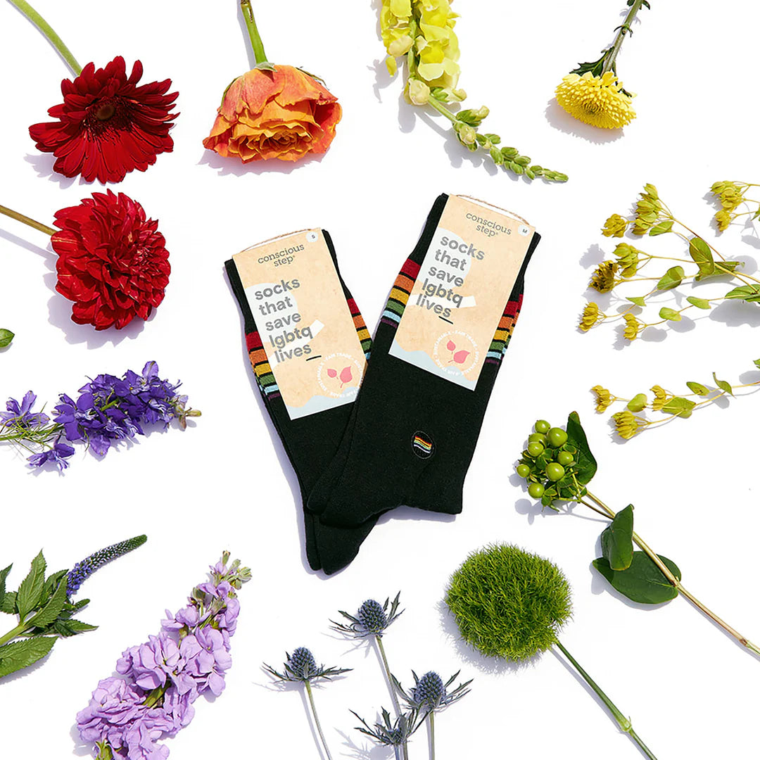 Socks that Save LGBTQ Lives (Select from 4 Designs)