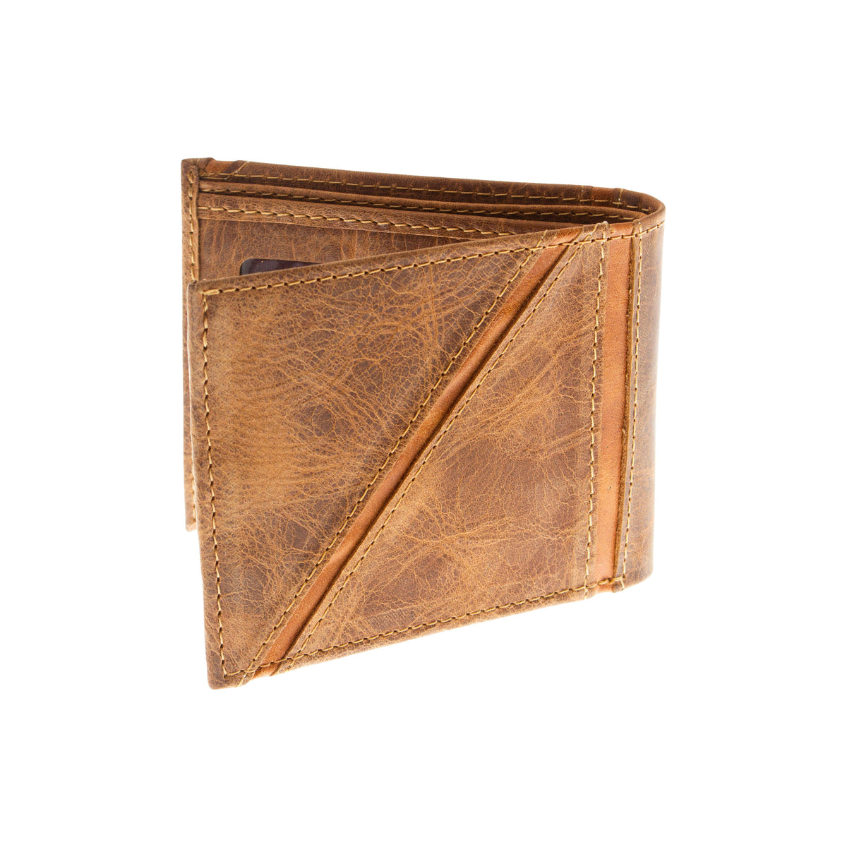 Minimalist in Brown - Men's Leather Wallet Travel Accessory