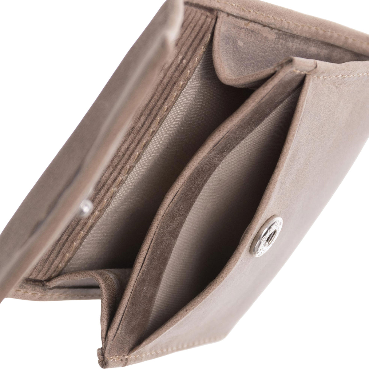 Esquire in Light Brown - a Men's Two Compartment Light Brown Leather Coin Wallet