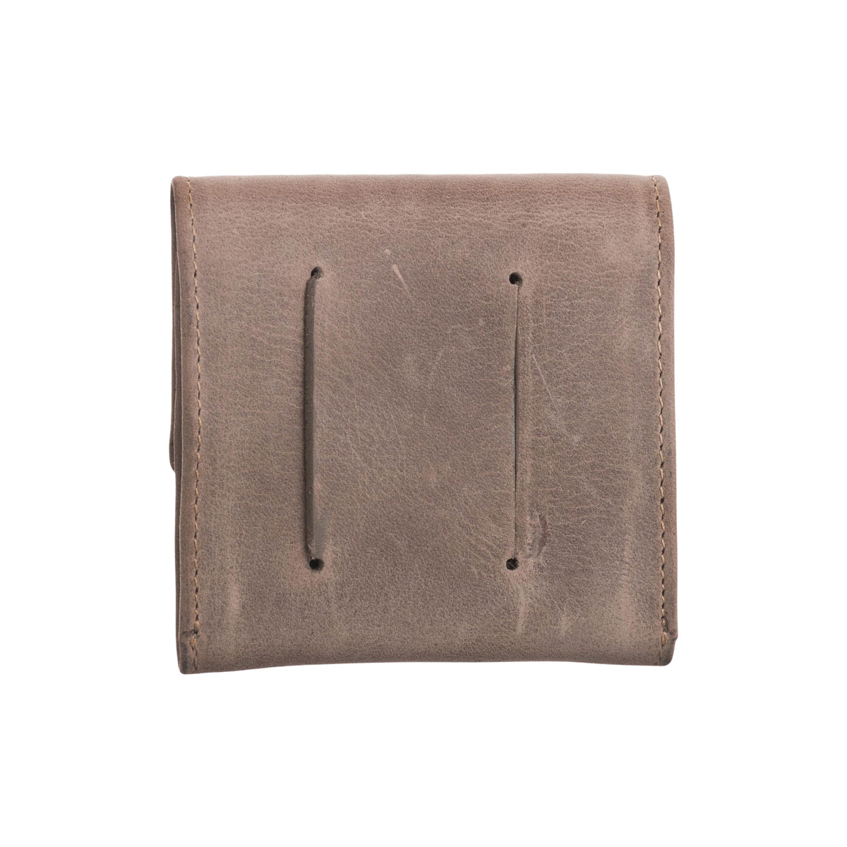 Esquire in Light Brown - a Men's Two Compartment Light Brown Leather Coin Wallet
