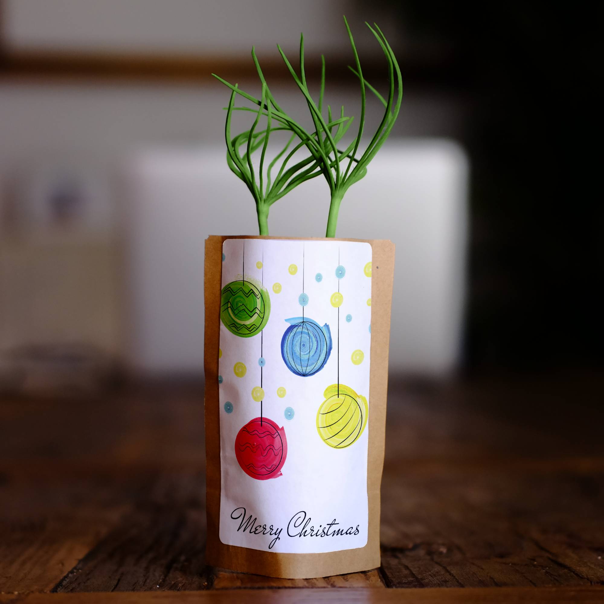 Merry Christmas Baubles Tree, We Plant 10 More Trees