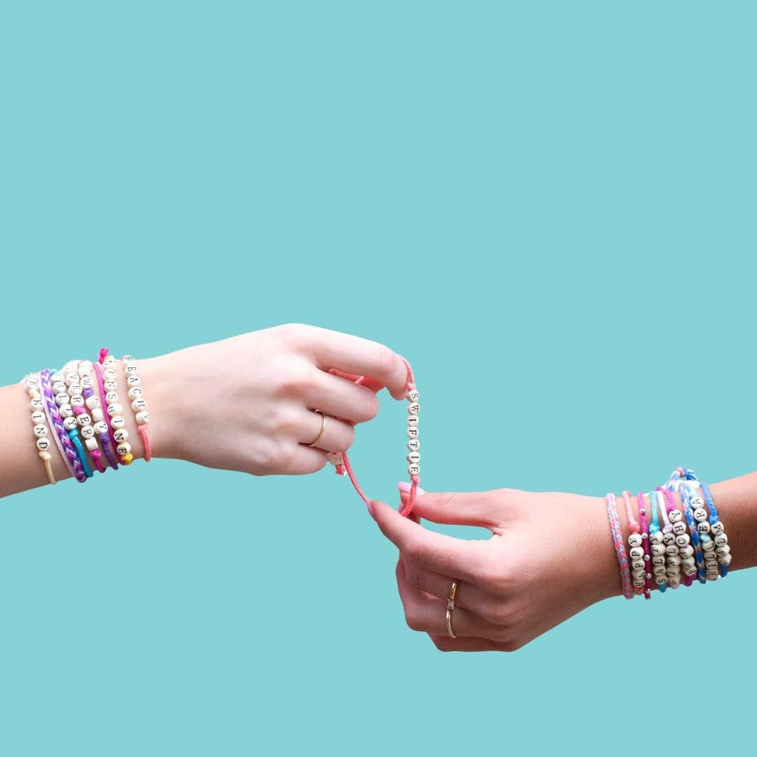 Breathe Friendship Bracelet on Hand-woven Cord