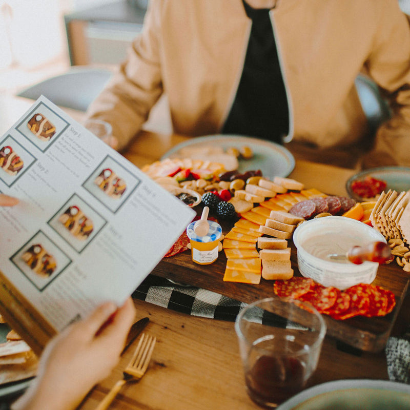 Charcuterie Kit + Wooden Board Bundle (Standard Kit + Board)