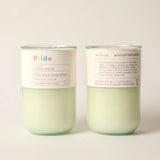 Pride Candle - an alluring, woodsy, citrus scent