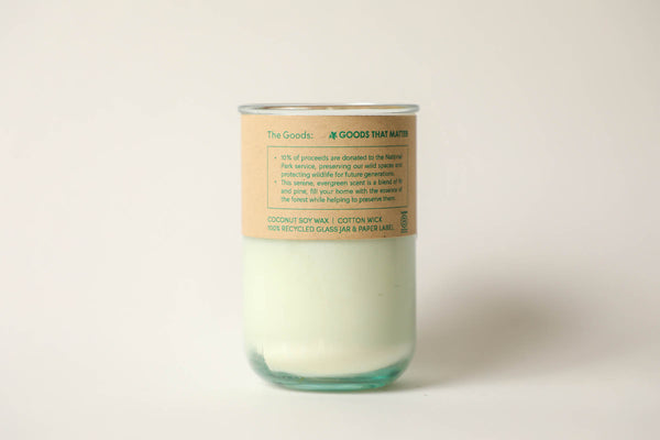 Protect Candle - a light pine scented candle