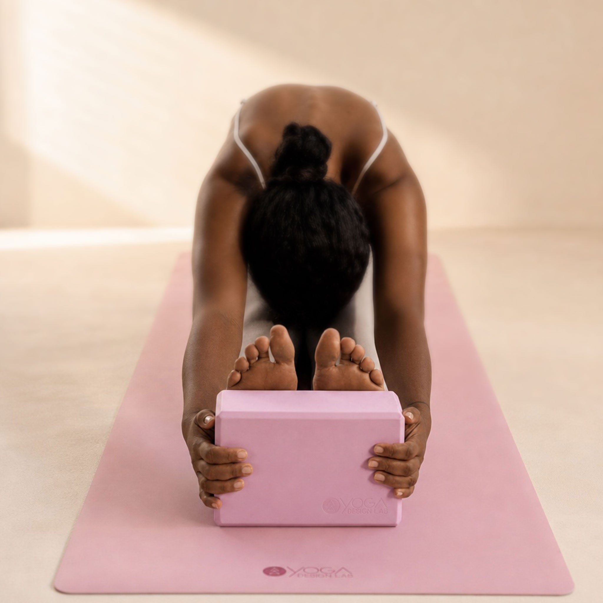 Pink Ribbon Foam Yoga Block