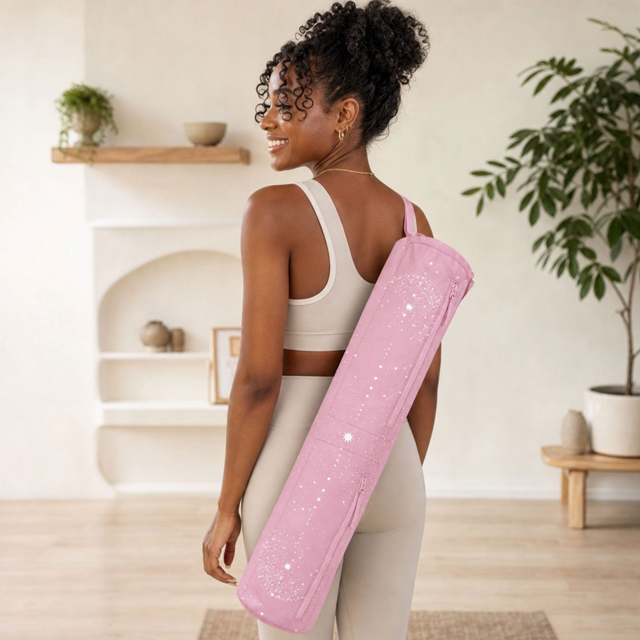 Pink Ribbon Yoga Mat Bag
