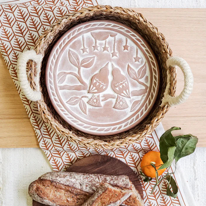 Bread Warmer & Basket Round Gift Set