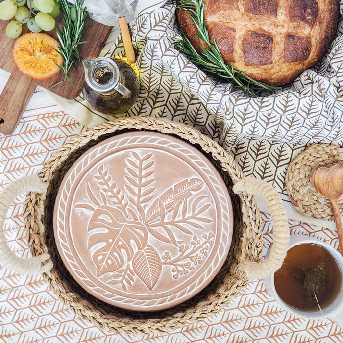 Bread Warmer & Basket Round Gift Set