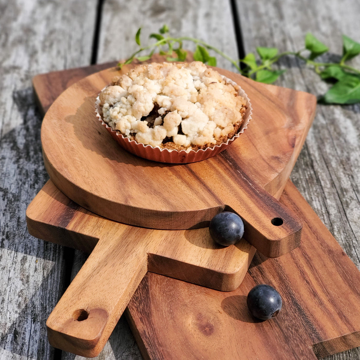 Small Wooden Round Serving Board