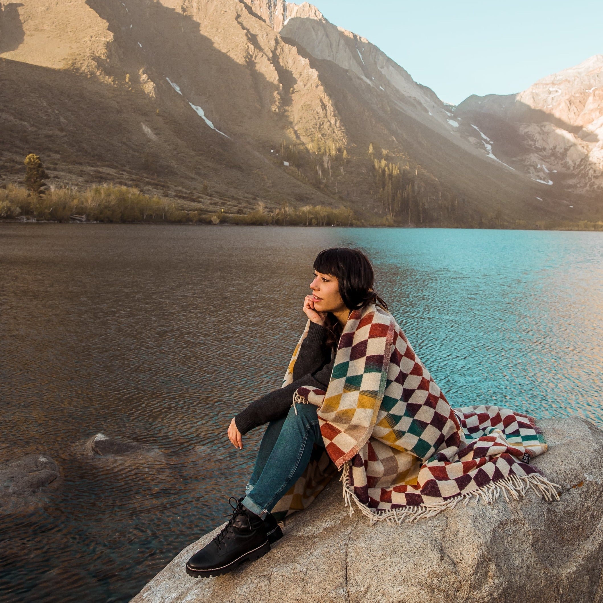 Checkered' Blanket (Select from 6 Designs)