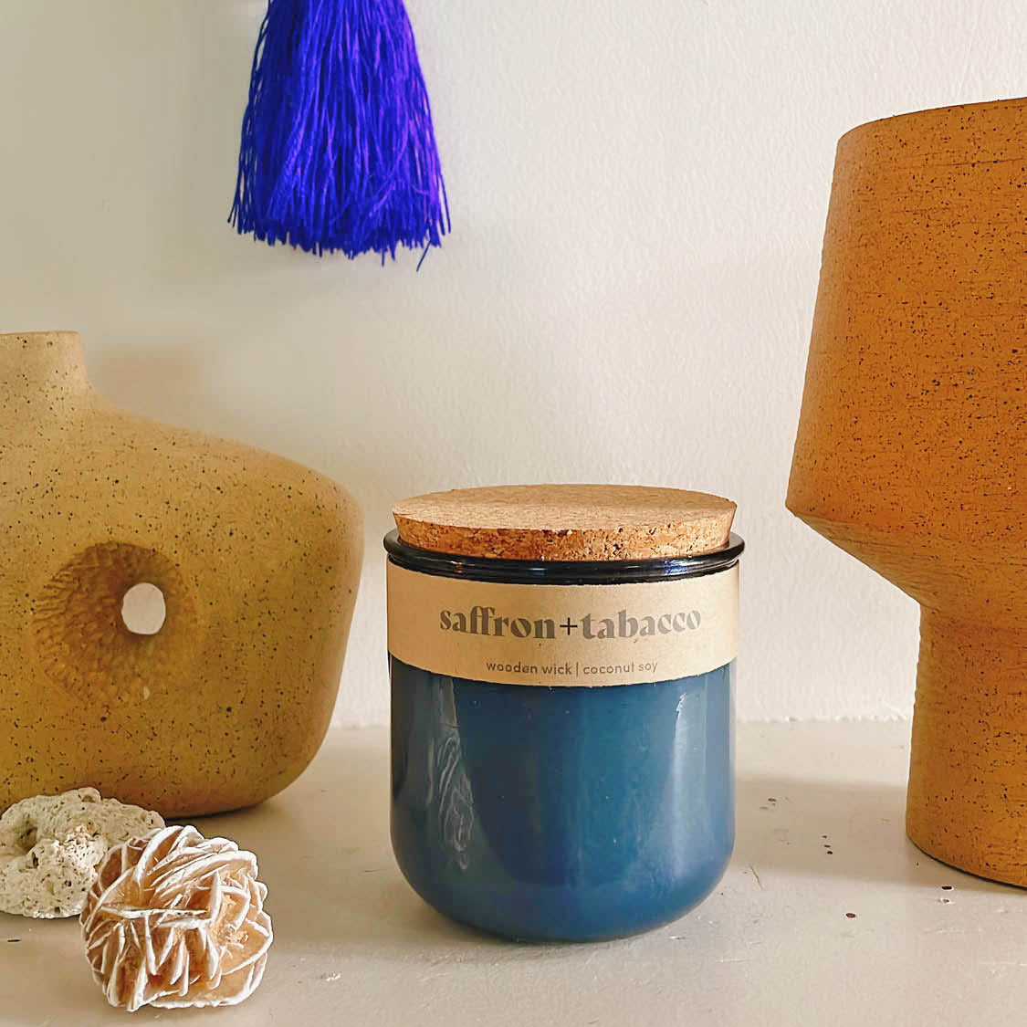 Saffron + Tobacco Candle